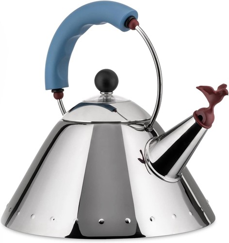 Alessi blue bird whistle - blue,