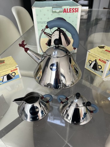 Alessi bird kettle - sugar, bowl